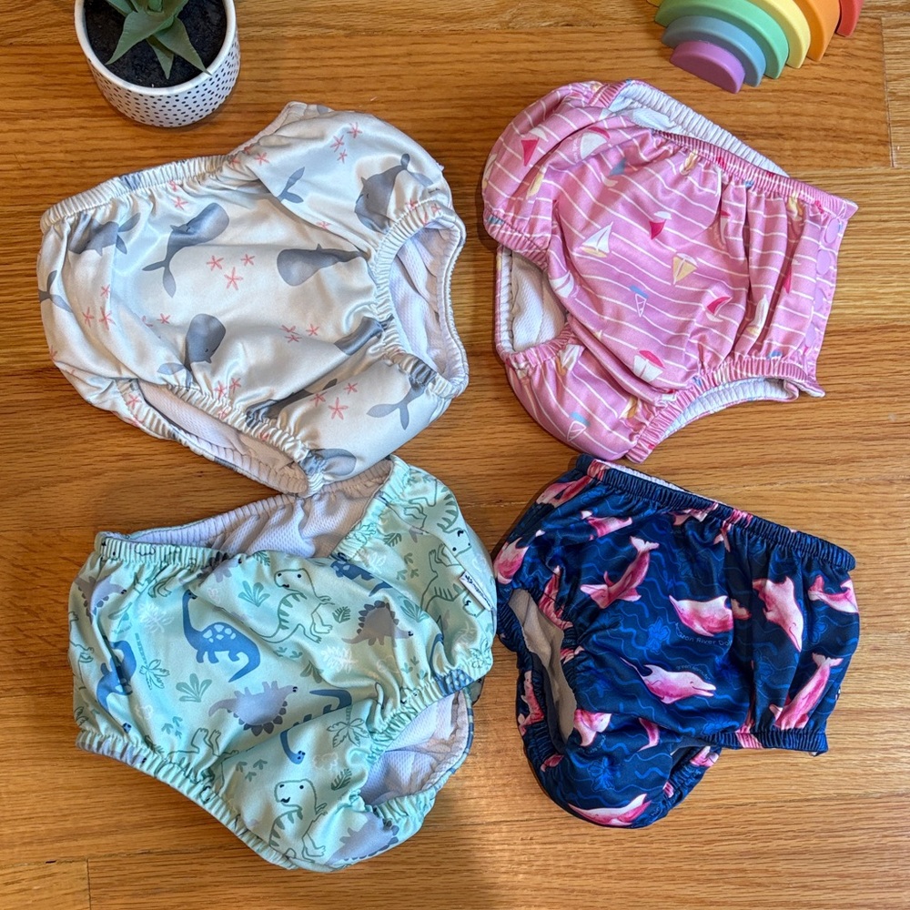 3T Green Sprouts Swim Bottoms